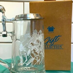 🏈 Avon NFL glass stein 1998 made in Germany.